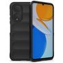 Mobigear Bumpy HONOR X7 Hülle Flexibles TPU Backcover - Schwarz