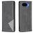 Mobigear Rhombus Slim Google Pixel 10a Hülle Klapphülle - Schwarz