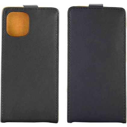 Mobigear Business iPhone 12 Mini Hülle Flipcase - Schwarz