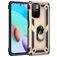 Mobigear Armor Ring Xiaomi Redmi 10 4G Hülle Hardcase Backcover Stoßfest mit Ringhalter - Gold