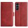 Mobigear Slim Magnet Samsung Galaxy A17 Hülle Klapphülle Geldbörse - Rot