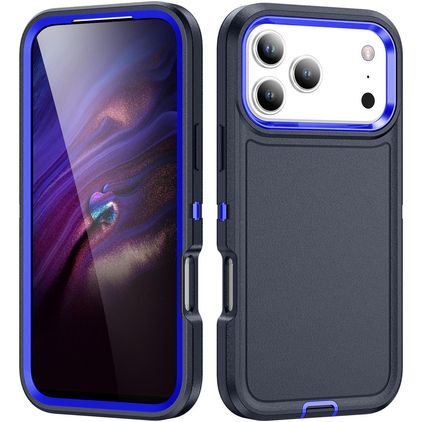 Mobigear Rugged iPhone 18 Pro Hülle Hardcase Backcover Stoßfest - Blau