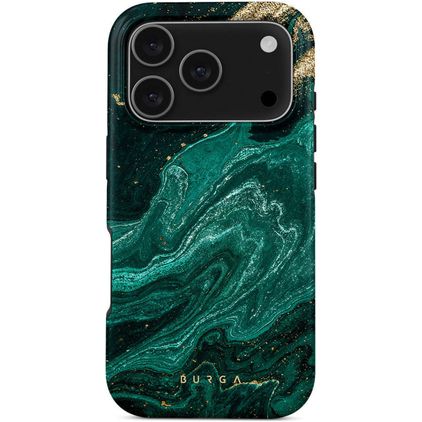 Burga Tough iPhone 17 Pro MagSafe Hülle Hardcase Backcover Stoßfest - Emerald Pool