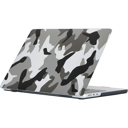 Mobigear Design MacBook Air 15 Zoll (2023-2026) Hardcase Hülle MacBook Case - Urban Camauflage - Model A2941 / A3114 / A3241 / A3448