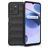 Mobigear Bumpy Realme C35 Hülle Flexibles TPU Backcover - Schwarz