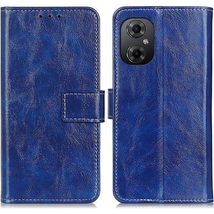 Mobigear Basic POCO M5 Hülle Klapphülle Geldbörse - Blau