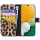 My Style Flex Wallet Samsung Galaxy A13 5G Hülle Klapphülle Geldbörse - Leopard