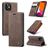 Caseme 013 iPhone 12 Mini Hülle Klapphülle Geldbörse - Braun