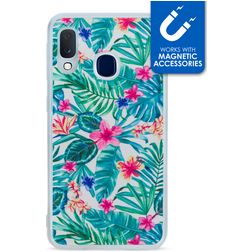 My Style Magneta Samsung Galaxy A20e TPU (flexibel) Backcover - Jungle