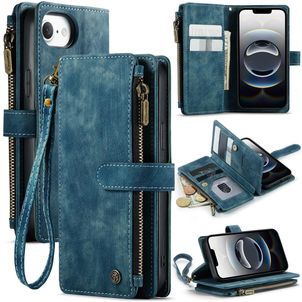 CaseMe C30 iPhone 17e Hülle Klapphülle Geldbörse - Blau