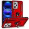 Mobigear Armor Ring Xiaomi Redmi Note 12 Pro Plus Hülle Hardcase Backcover Stoßfest mit Ringhalter - Rot