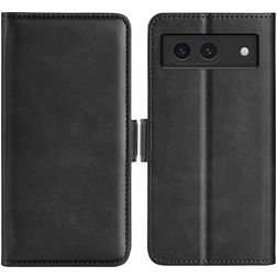 Mobigear Slim Magnet Google Pixel 8a Hülle Klapphülle Geldbörse - Schwarz