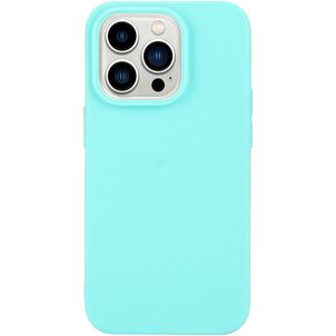 Mobigear Colors iPhone 14 Pro Hülle Flexibles TPU Backcover - Blau