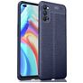Mobigear Luxury OPPO Reno 4 Hülle Flexibles TPU Backcover - Blau
