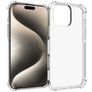 Mobigear Cushion Durchsichtig iPhone 16 Pro Max Hülle Flexibles TPU Backcover - Transparent