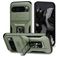Mobigear Armor Ring Cam Slide Google Pixel 9 Pro XL Hülle Hardcase Backcover Stoßfest mit Ringhalter und Kamera Slider - Grün