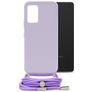 Mobilize Lanyard Gelly Samsung Galaxy A53 Flexibles TPU Handykette - Pastel Purple