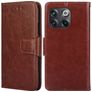 Mobigear Wallet OnePlus 10T Hülle Klapphülle Geldbörse - Braun