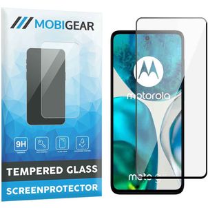 Mobigear Premium Motorola Moto G52 Panzerglas Gehärtetes Glas Displayschutz - Hüllenfreundlich - Schwarz
