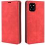 Mobigear Retro Slim Samsung Galaxy Note 10 Lite Hülle Klapphülle Geldbörse - Rot