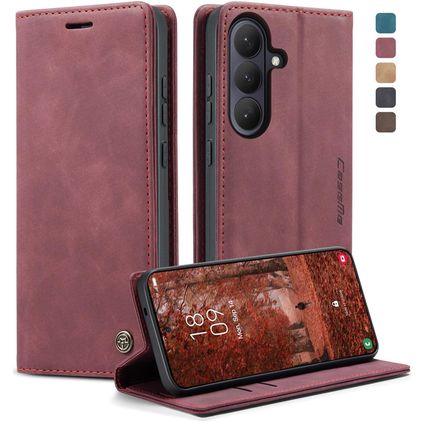 CaseMe 013 Samsung Galaxy S26 Plus Hülle Klapphülle Geldbörse - Rot