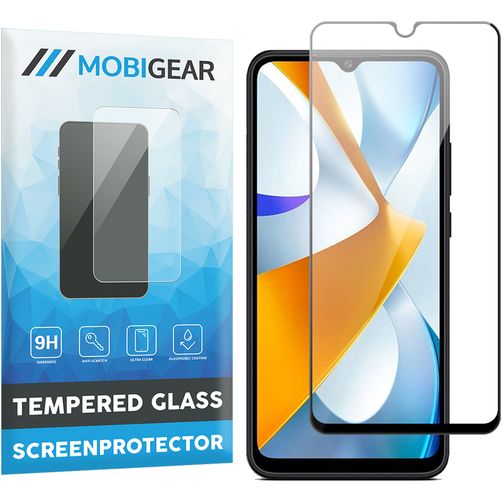 Mobigear Premium POCO C40 Panzerglas Gehärtetes Glas Displayschutz - Hüllenfreundlich