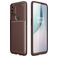 Mobigear Racing OnePlus Nord N100 Hülle Flexibles TPU Backcover - Braun