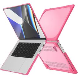 Mobigear Shockproof MacBook Pro 14 Zoll (2021-2026) Hardcase Hülle MacBook Case - Pink - Model A2442 / A2779 / A2918 / A2992 / A3401 / A3112 / A3434 / A3427 / A3426