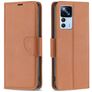 Mobigear Wallet Xiaomi 12T Pro Hülle Klapphülle Geldbörse - Braun