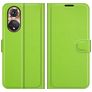 Mobigear Classic HONOR 50 Hülle Klapphülle Geldbörse - Grün