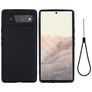 Mobigear Rubber Touch Google Pixel 6 Silikon Hülle Backcover - Schwarz