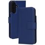 Mobiparts Wallet Samsung Galaxy A17 Hülle Echtes Leder Klapphülle Geldbörse - Blau