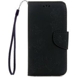 Mobigear Butterfly Samsung Galaxy S8 Klapphülle Portemonnaie - Schwarz