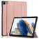 Mobigear Tri-Fold Samsung Galaxy Tab A9 Plus (2023) Hülle Klapphülle - Roségold