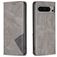 Mobigear Rhombus Slim Google Pixel 8 Pro Klapphülle - Grau
