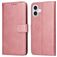Mobigear Wallet iPhone 17 Hülle Klapphülle Geldbörse - Roségold