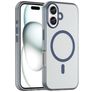 Mobigear Shockproof iPhone 16 MagSafe Hülle Flexibles TPU Backcover - Dunkelblau