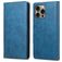 Mobigear Wallet iPhone 16 Pro Max Hülle Klapphülle Geldbörse - Blau