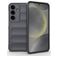 Mobigear Bumpy Samsung Galaxy S25 Hülle Flexibles TPU Backcover - Grau