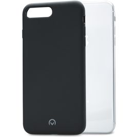 Mobilize Solid iPhone 8 Plus Silikon Hülle Backcover - Schwarz