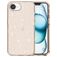 Mobigear Crystal Glitter iPhone 16e Hülle Hardcase Backcover - Gold