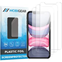 Mobigear iPhone 11 Displayschutz Schutzfolie - Hüllenfreundlich (3er Pack)