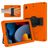 Mobigear Ruggedized iPad 8 (2020) Hülle EVA Schaum Backcover + Ständer - Orange