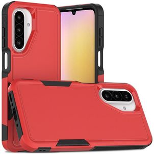 Mobigear Heavy Armor Samsung Galaxy A26 Hülle Hardcase Backcover Stoßfest - Rot