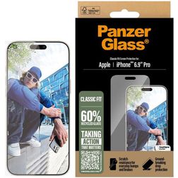 PanzerGlass Classic Fit iPhone 16 Pro Max Gehärtetes Glas Displayschutz - Hüllenfreundlich