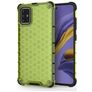 Mobigear Honeycomb Samsung Galaxy A51 Hülle Hardcase Backcover Stoßfest - Grün