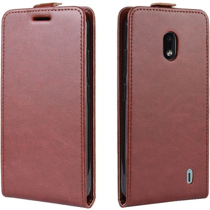 Mobigear Nokia 2.2 Hülle Flipcase - Braun