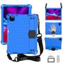 Mobigear HexStrap iPad Air 11 Zoll (2026) Hülle EVA Schaum Backcover + Schulterträger - Blau