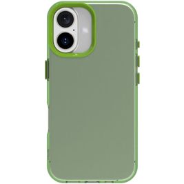 Mobigear Crystal iPhone 16 Hülle Hardcase Backcover - Grün
