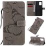Mobigear Butterfly Samsung Galaxy S10 Lite Hülle Klapphülle Geldbörse - Grau